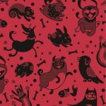 Finesse Pet Blanket - Pet Shop Black cherry - 100 X 120 Cm