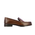 Slip-on Leather Loafer -brown