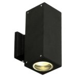Bright Starts Bright Star Up down Wall-mounted Lantern Light Black GU10