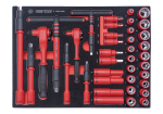 Socket Set 1 4" + 3 8" Vde Insulated Eva 38PC