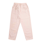 Embroidered High-waisted Jeans - M