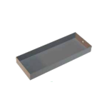 ECO2 Double Compartment Pvc Power Skirting End Cap - Black