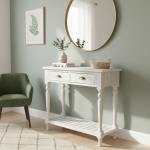 White Vanity Table - World Of Rustic Frames