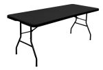 Homeware 1.8M Folding Table Black