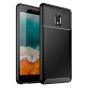 Carbon Fibre Effect Shockproof Back Cover Case For Nokia 2.1 Black