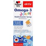 Doppelherz Aktiv OMEGA-3 Junior Multivitamin Syrup 250ML