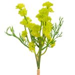 Artificial Real Touch Green Achillea Stem 30CM