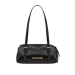 Smart Daily Logo Shoulder Bag -black gold