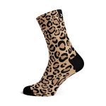 Sox Footwear – Gold Leopard Socks
