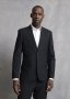Tailored Fit Stretch Wool Suit Jacket