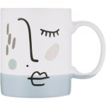 Clicks New Bone China Faces Two Tone Mug Blue 340ML