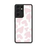 Custom Printed Tpu Cases - Samsung Galaxy S21 Ultra 5G & 39 Pink Cow Print& 39 By