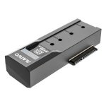 Cipherx Portable Dual Bay Hdd ssd Adapter 2.5" 3.5" Sata + M.2 Nvme sata USB 3.2 GEN2 Type-c Up To 20TB – New