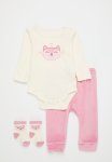 PoP Candy Grown On Legging Sock-ecru & Pink