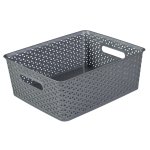 Forma Formosa Rattan Basket Medium Silver