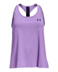 Girls' Ua Knockout Tank - Vivid Lilac Ylg