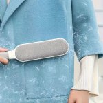 Double-sided Reusable Lint Brush - Electrostatic Pet Hair Remover For Clothes Sofas & Furniture - Manual Dust And Fur Cleaning T