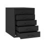 Steel Desk Organizer 5 Drawer Desktop Storage Cabinet - Purple