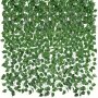 Lush Artificial Ivy Garland - Faux Greenery Vines For Wedding Engagement & Jungle Theme Parties - Polyester Wall Decor With Green Leaves