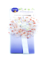 Glitter Net Flower Headband With Tinsel