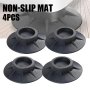 4PCS Anti-vibration Washing Machine Pad Non-slip Mats Universal Fixed Rubber Feet Pads Noise-reducing Refrigerator Feet Fixed Pads