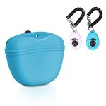 Left&right Dog Clicker Training Kit Silicone Dog Training Treat Pouch And Dog Clickers Dog Treat Bag With Clicker Training For D