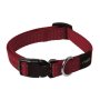 Rogz Utility Medium 16mm Snake Dog Collar - Red Reflective