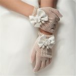 1PAIR Flower Girls Dresses Glovers Princess 16.0CM Length Props Novelty Special Occasion Gloves