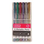 Simple Choice 6PK Gel Pens Metallic