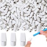 Crtiin 1000 Pcs Pencil Top Erasers Bulk Caps For Pencils Chisel Shape Erasers Toppers Classroom Party Favors Games Prizes Funny