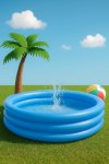 Intex Kids Play Crystal Blue Inflatable Pool 147 X 33CM