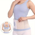 Ostomy Support Belt - Comfortable Abdominal Binder Brace For Men & Women Adjustable Stoma Wraps Sizes S-xl