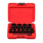 11 In 1 Damaged Nut Removal Tool Anti-corrosion Sliding Thread Nut Extractor