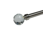 25MM Prism Crystal Glass Finial Pair