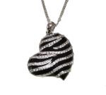 Forbidden Heart Necklace Embellished With Swarovski Crystals