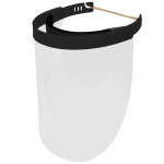 Tork Craft Flip Up Safety Face Shield Clear Black Frame