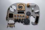 Fidget Sensory Boards - Elephant - Small Grey