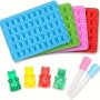 1PC Cartoon Bear Gummy Molds Gummy Bear Mold MINI Silicone Candy Mold Chocolate Gummy Molds Great For Diy Non-stick Silicone Mold