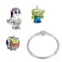 Toy Story Disney Pixar Sterling Silver Charm Bracelet With Charms
