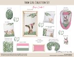 Cot Duvet Bedding Farm Girl Collection Set