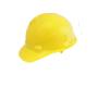 Cap Safety Peak Yellow Lined