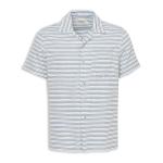Sage Blue Stripe Short Sleeve Shirt