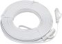 Ultra-thin 30M 98FT CAT6 RJ45 Ethernet Network Lan Internet Cable Flat Utp White