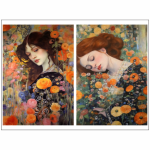 Tear Resistant Deco Print Klimt Lady