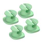 Astrum CO060 MINI Cable Organizer Clips Green 4-PACK A71006-J