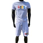 Pure Block S S Tee Wht