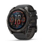 Garmin Fenix 8 - 51MM - Amoled Sapphire - Carbon Grey Dlc With Black pebble Grey Band
