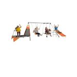 Fairview Metal Swing Set