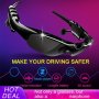 Smart Driving Glasses With Wireless Headphones For Music Calls & Navigation Stereo Sound Earphones Wireless Headset With MIC Glasses For Driving Cycling Sports Noise Reduction Headphones