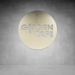 Business Sign D05 - 300 X 300 Rusted Steel No